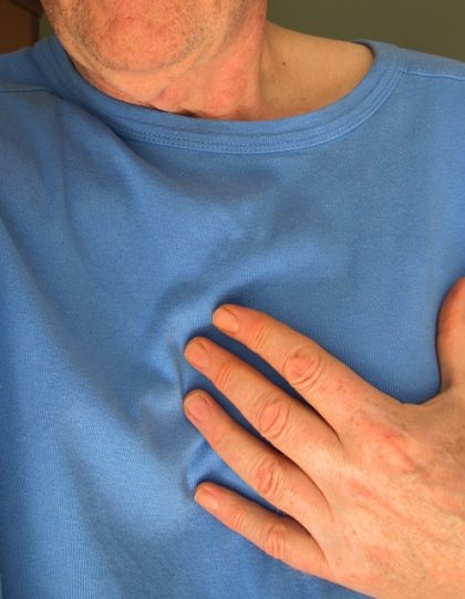 the causes of male breast pain
